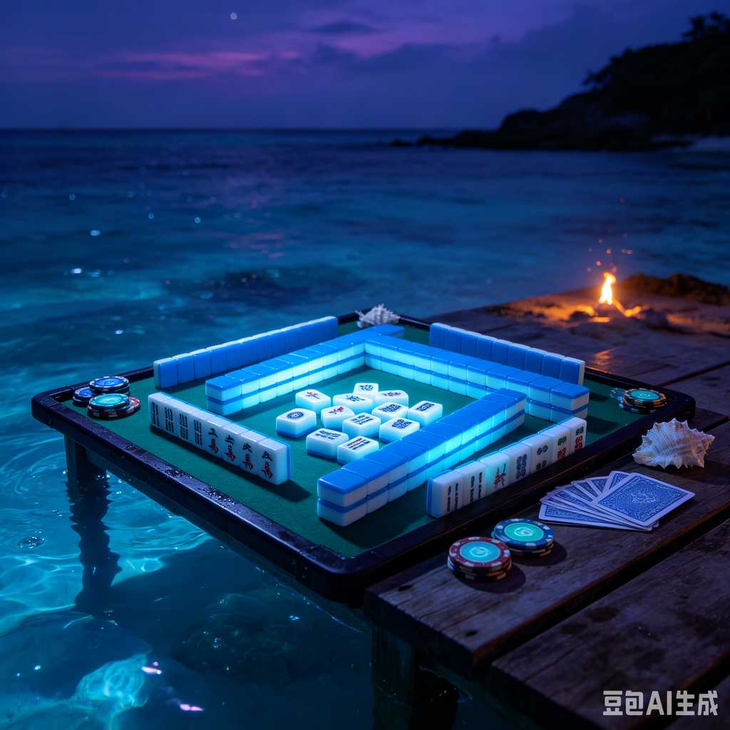 transparent mini mahjong set