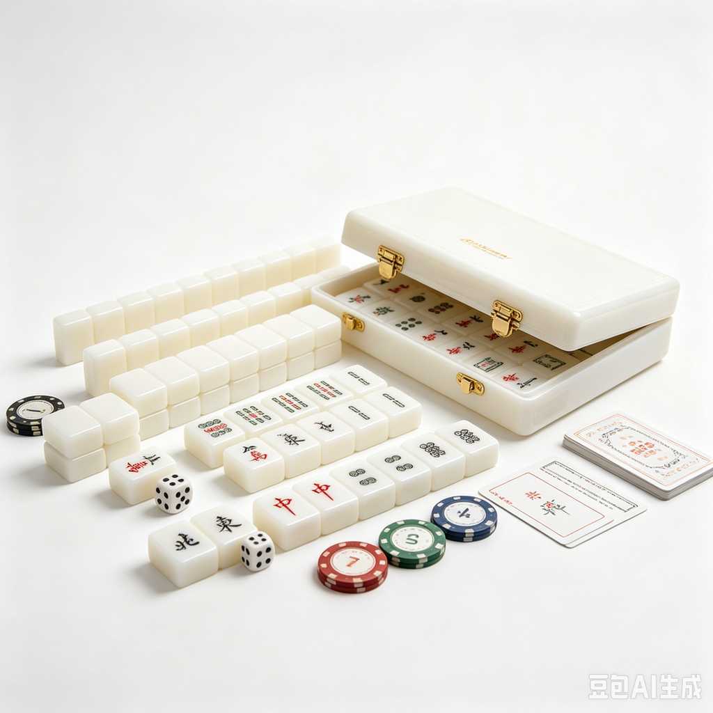 real wood mahjong set