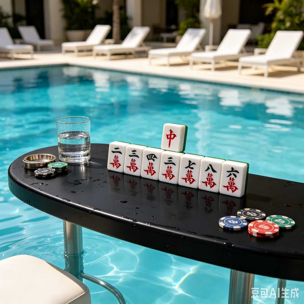 printed logo mahjong set