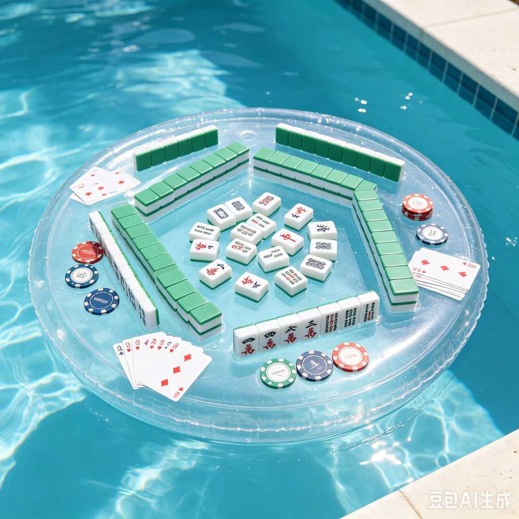 super portable mahjong game set
